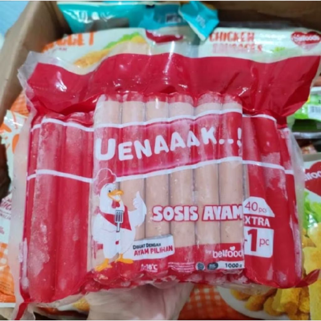 

sosis ayam belfoods 1 kg