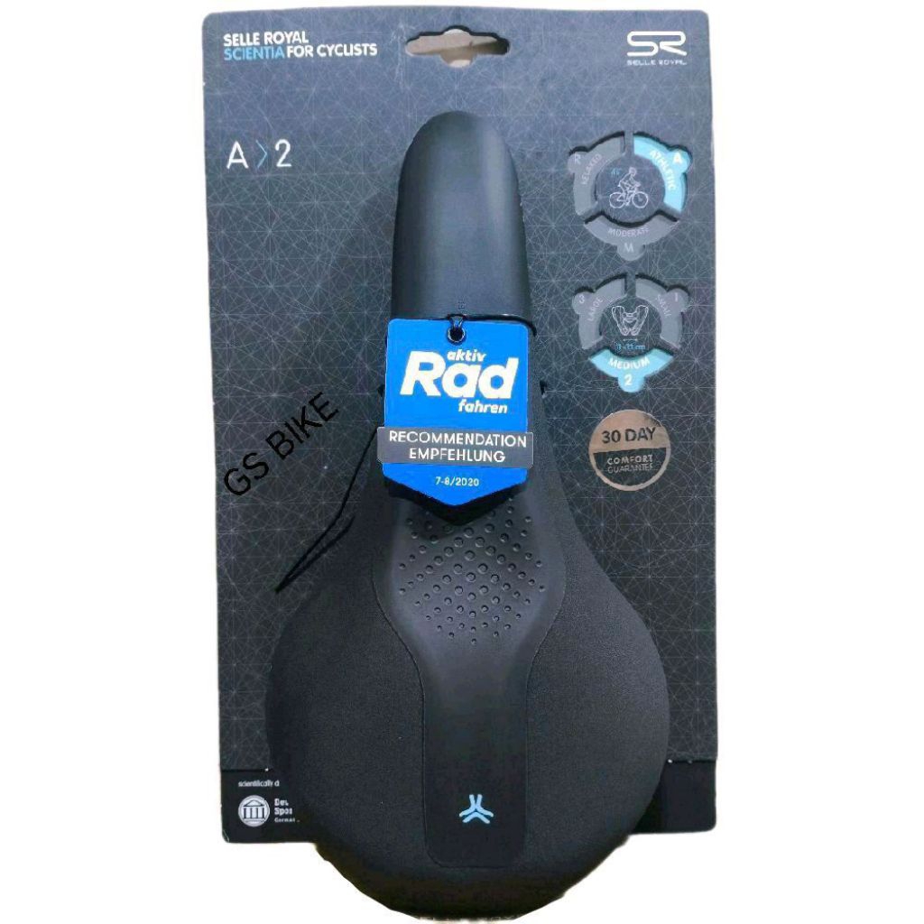 SELLE ROYAL SCIENTIA A2 ATHLETIC GEL Saddle Sadel Kursi Sepeda MTB/GRAVEL/ROAD BIKE