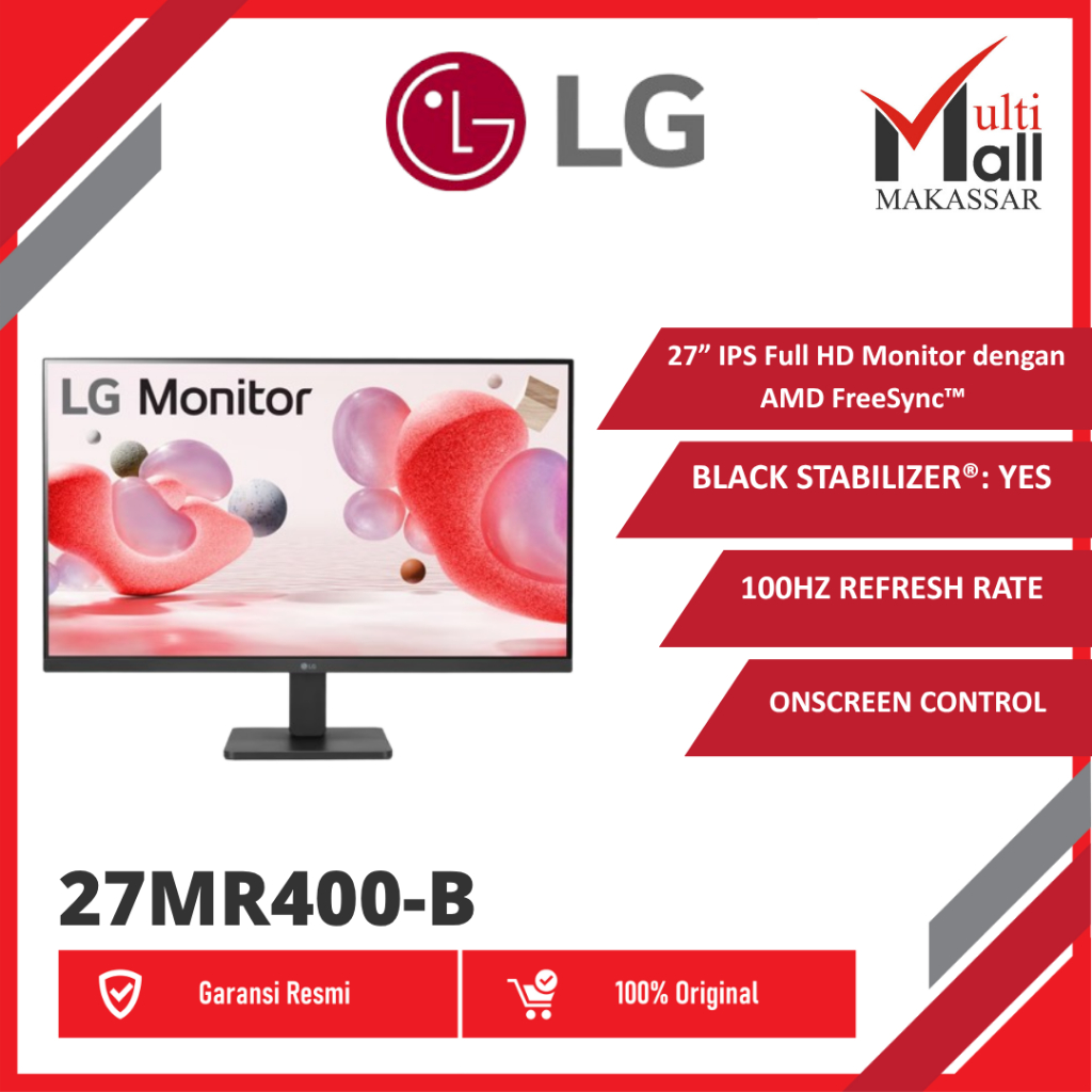 MONITOR LG LED IPS27MR400*
