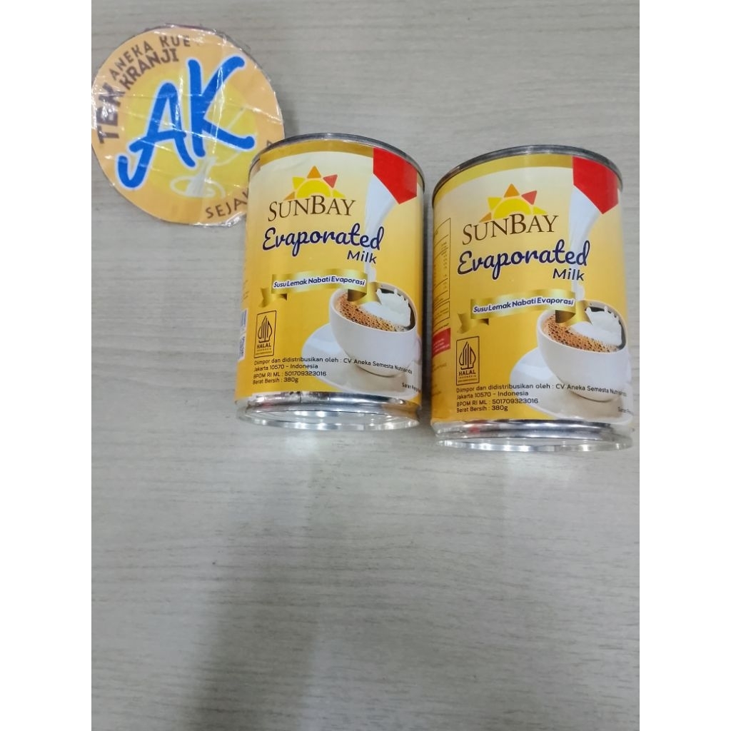 

SUNBAY SUSU EVAPORASI 380gram
