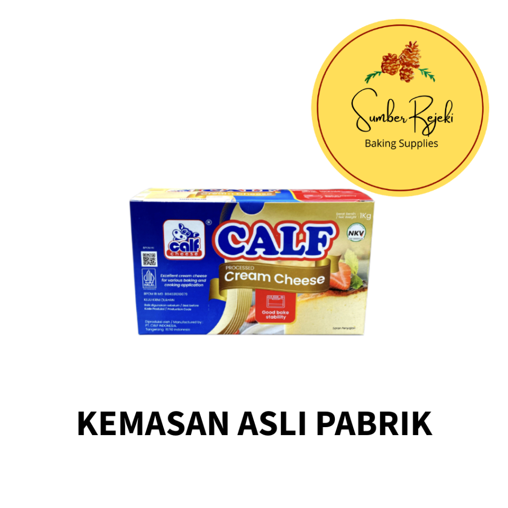 

Calf Cream Cheese / Keju Oles / Spreadable 200 Gr KEMASAN ASLI PABRIK