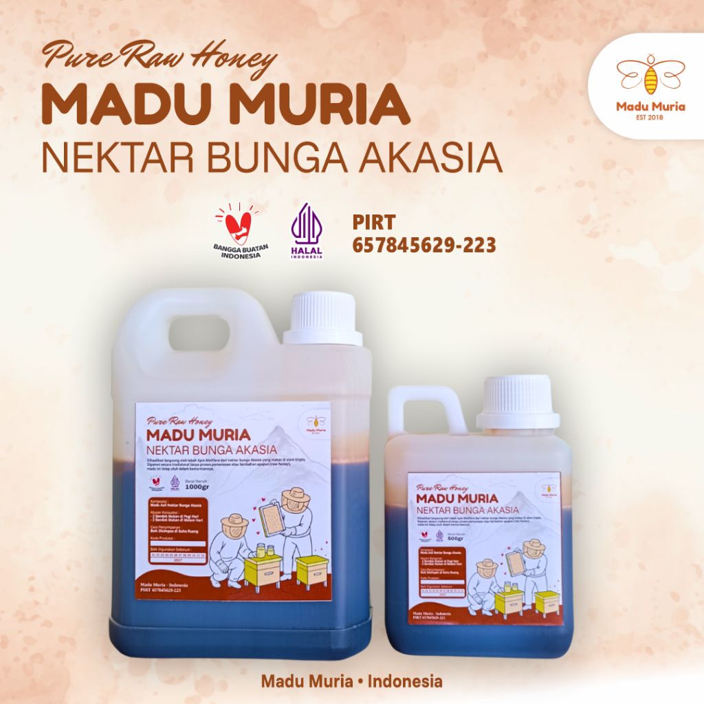 

Madu Murni Asli Nektar Bunga Akasia - Pure Natural Raw Honey