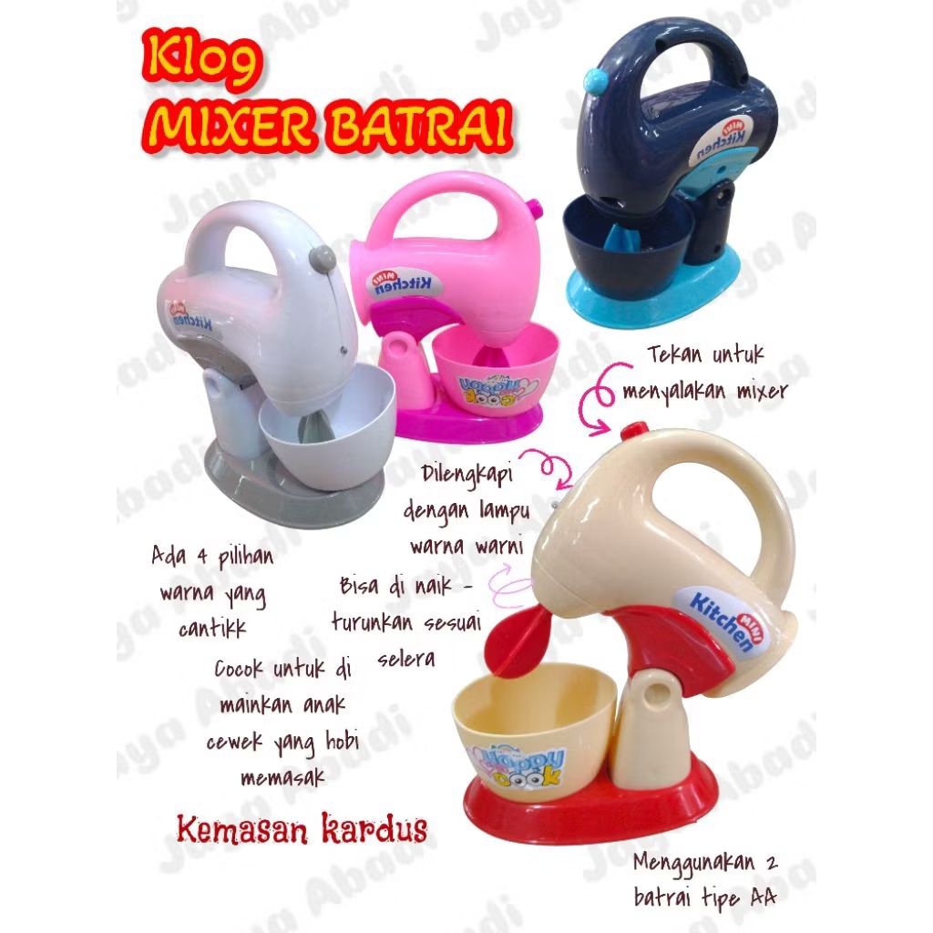 MIXER MINI / MIXER BATRAI / MAINAN MIXER / MAINAN KOKI