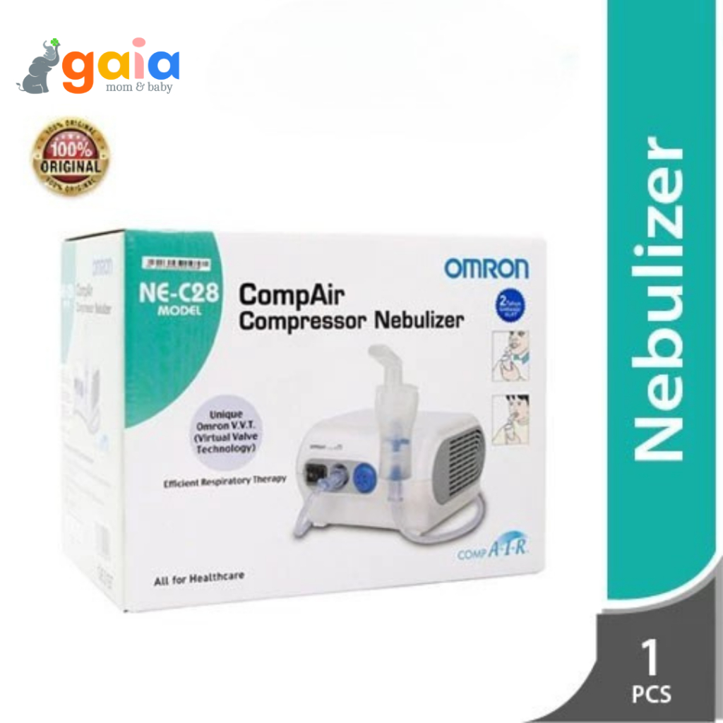 Omron Nebulizer NE-C28 | Alat Bantu Pernafasan | Asma | Sesak Nafas | Alat Kesehatan