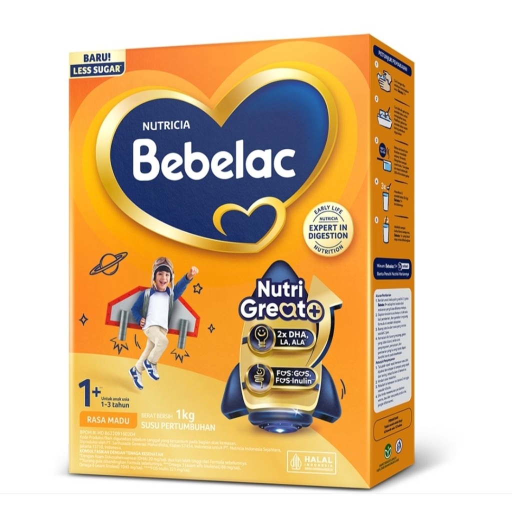 

BEBELAC 3 USIA 1-3 TAHUN RASA MADU 1KG