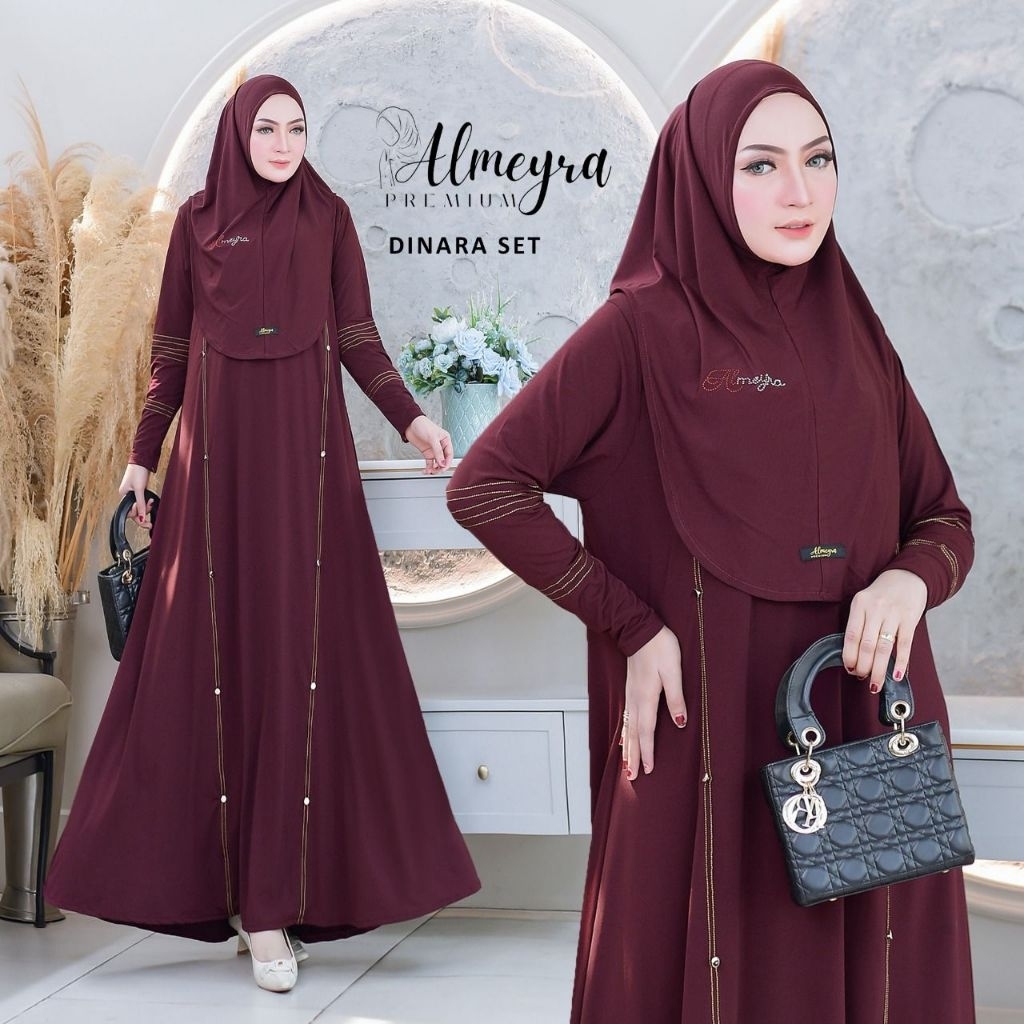 DINARA SET BY ALMEYRA SYARI SET JERSEY PREMIUM