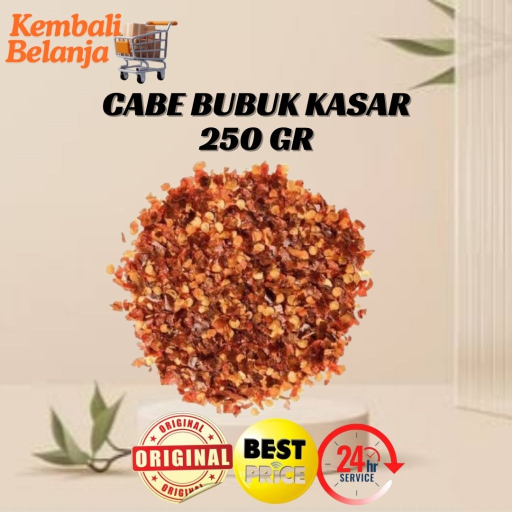 

Cabe Bubuk Kasar/ Cabe Flake 250 Gram