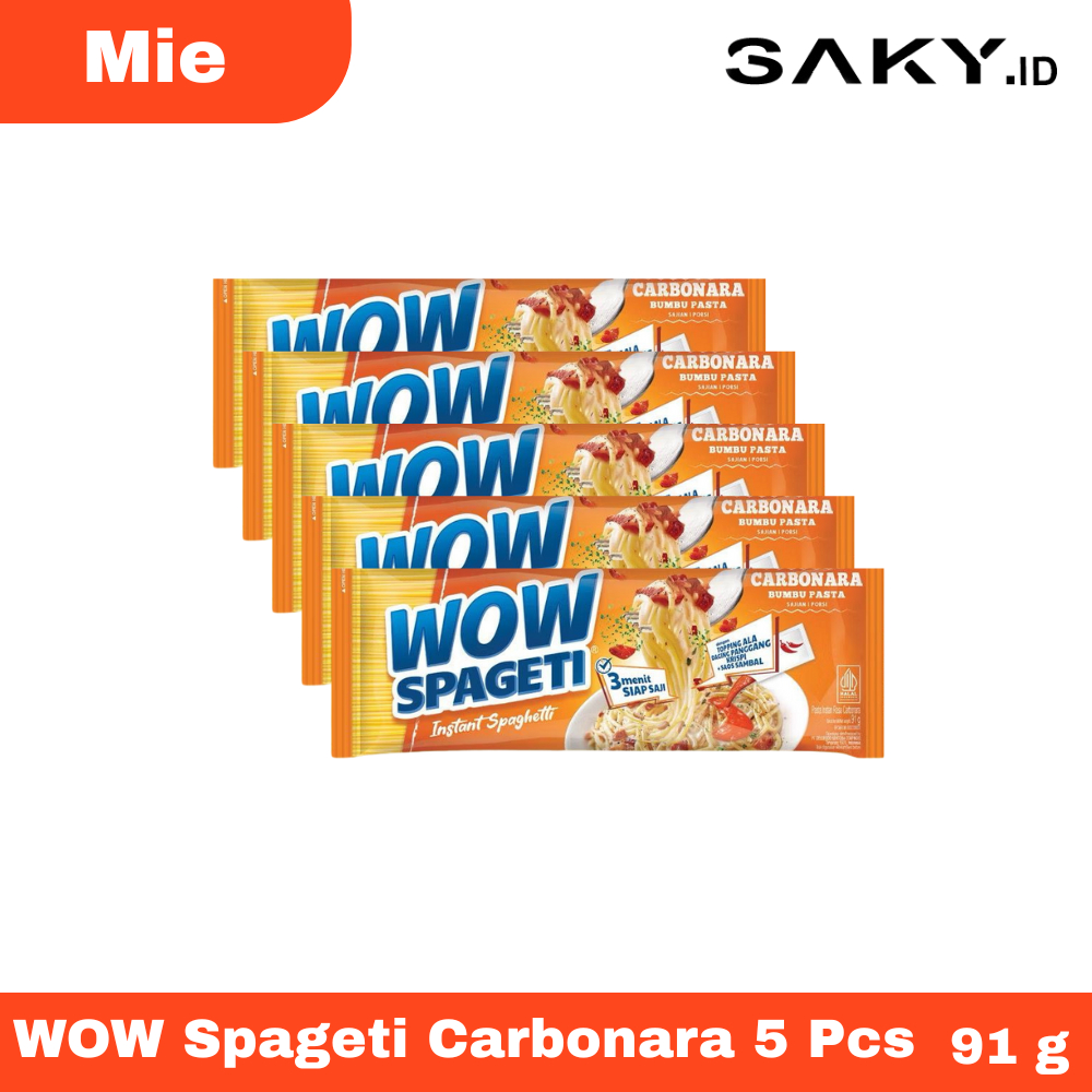 

Paket Hemat WOW Spageti 91 G 5 Pcs