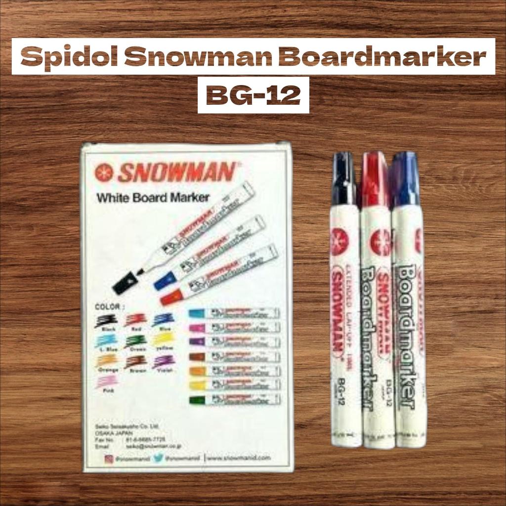 

Spidol Snowman Boardmarker BG-12 Original | Spidol Whiteboard/Papan Tulis