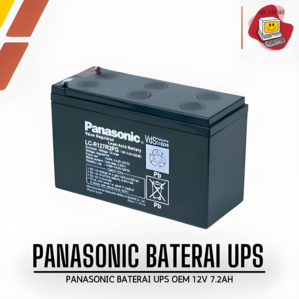 PANASONIC BATERAI UPS 12V 7.2AH OEM