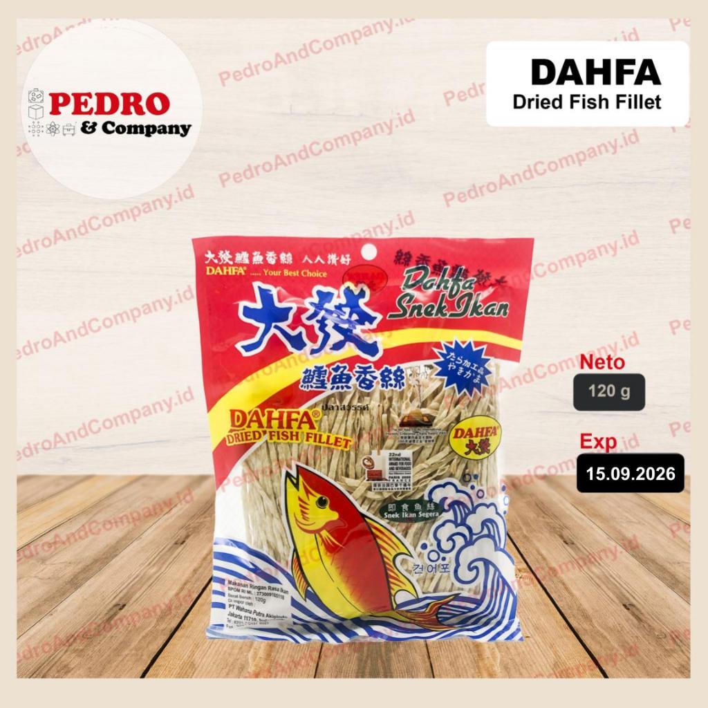 

Dahfa dried fish fillet 120 gram - snack ikan kering makanan ringan