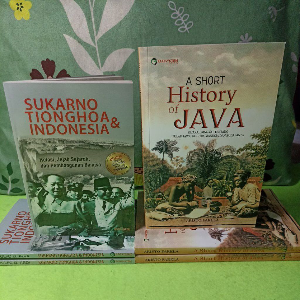 BUKU BACAAN INSPIRASI MEMOAR SEJARAH BUDAYA 1 PAKET 2 BUKU SUKARNO TIONGHOA DAN INDONESIA & HISTORY 