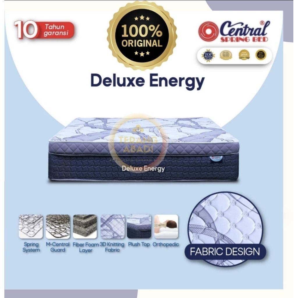 KASUR SPRINGBED CENTRAL DELUXE ENERGY/ CENTRAL SPRINGBED Deluxe Element