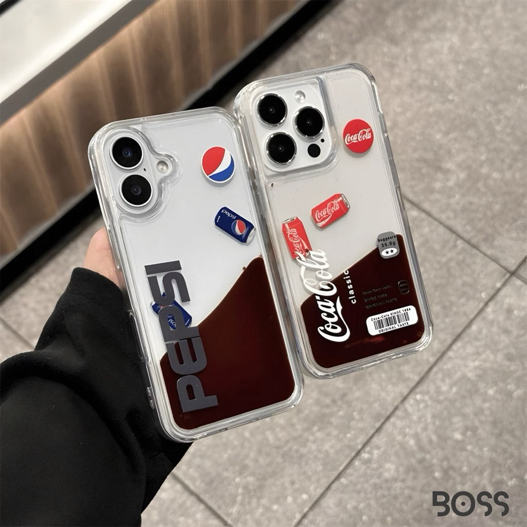 Pepsi CocaCola Water Case Ready X XS XR XSMAX 11 12 13 14 15 16 ProMax
