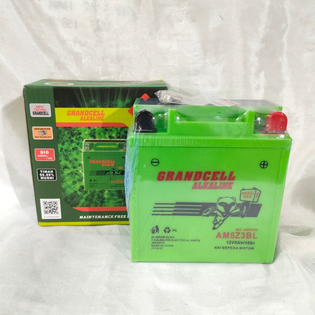 Accu / Aki Baterai ALKALINE AM5Z3BL Aki Kering Motor 100% Asli