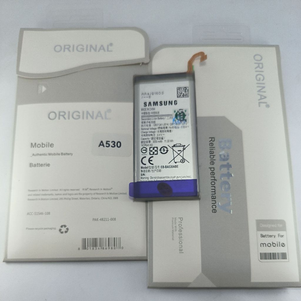 Baterai Samsung A530 | GB31241 GB/T 18287 Original