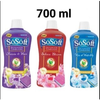(The Habit) SOSOFT BOTOL LIQUID DETERGENT PROMO MURAH 700ML