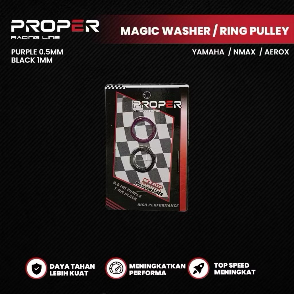 Proper Ring Pully Puli Ring Rumah Roller Ring Aerox Nmax N max New Ring & Washer Proper