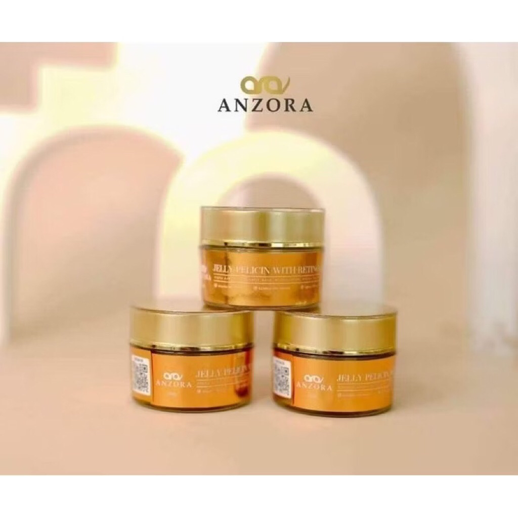 Anzora Pelicin Wajah - Krim Malam Pencerah Wajah Original BPOM