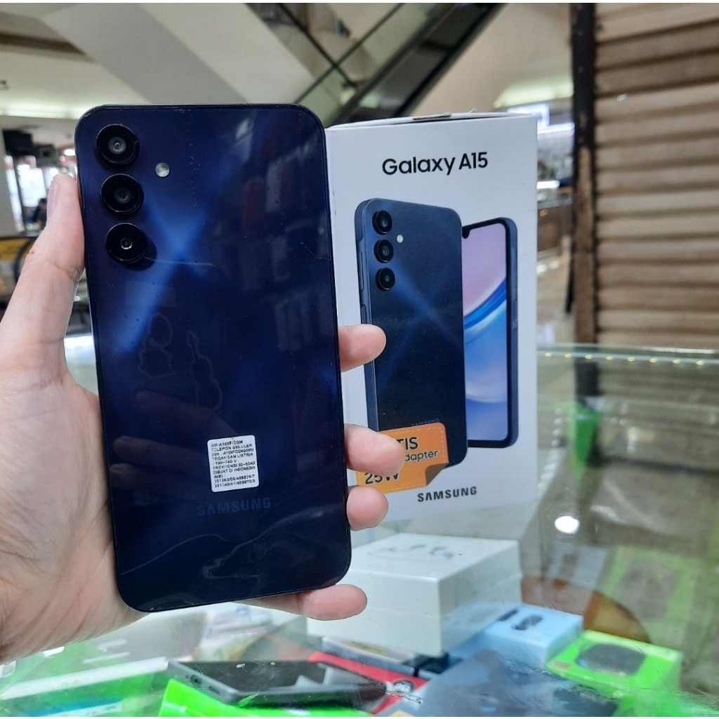 Unit Mati Total Samsung Galaxy A15 8/128 GB - Black - Bekas Garansi Resmi SEIN - Second