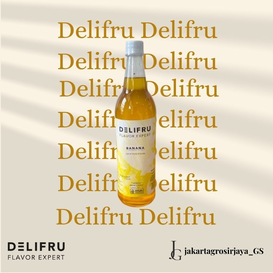 

Delifru Syrup Banana - Sirup Pisang 1 Liter