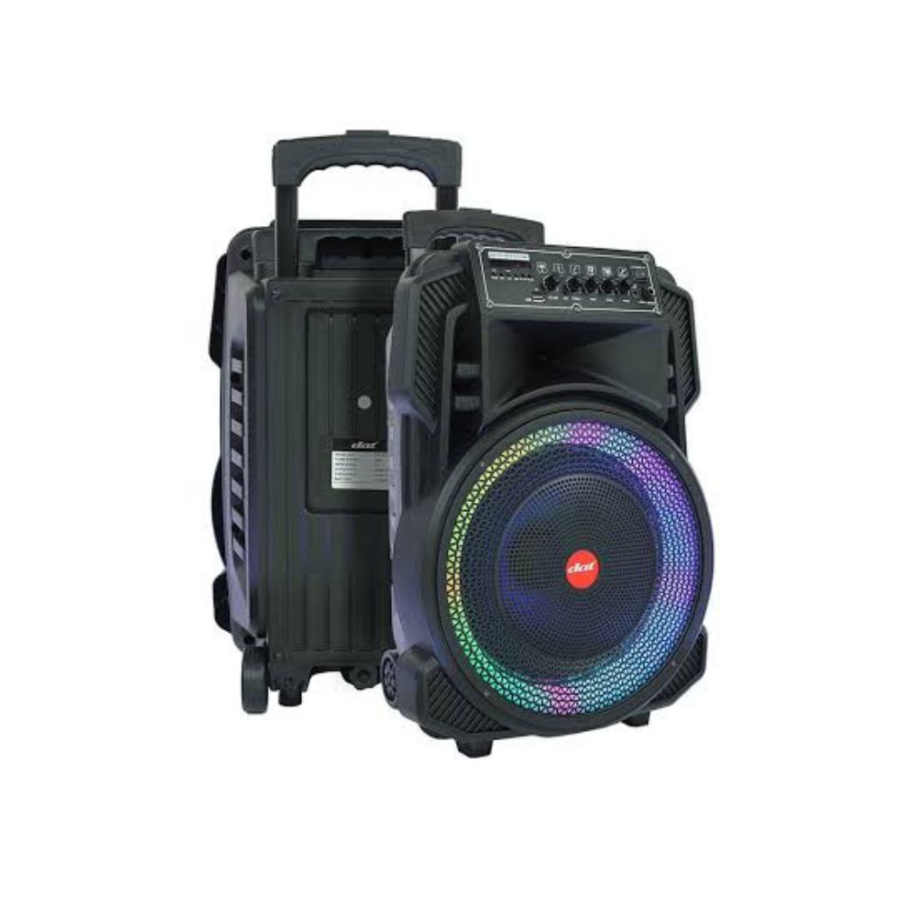 Speaker Bluetooth Karaoke FM Portable DAT DT 1230 + 2 MIC