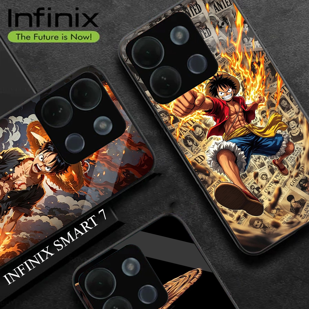 Softcase Glossy Glass Infinix Smart 7 Terbaru Casing  Handphone Infinix Smart 7 -  Pelindung Handpho