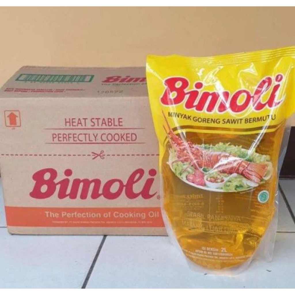 

Minyak Bimoli kemasan 2 liter 6 pcs