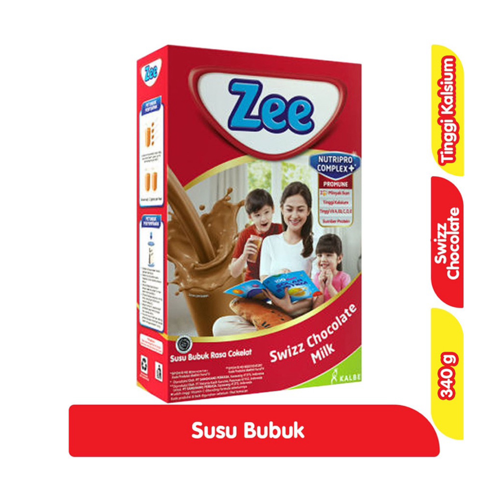 

Zee Nutripro Complex Susu Bubuk Rasa Swizz Cokelat 340 g