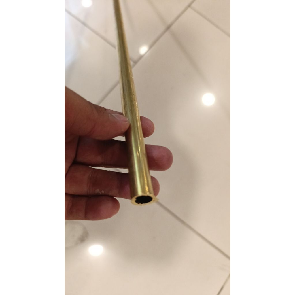 pipa kuningan diameter 16mm x 1,5mm x 500mm