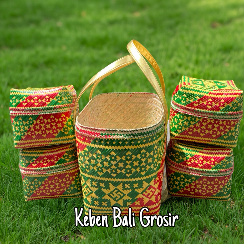 KEBEN SET 4 || Tas Bambu Isi 4 | Tas bambu isi 4 ulatan bambu