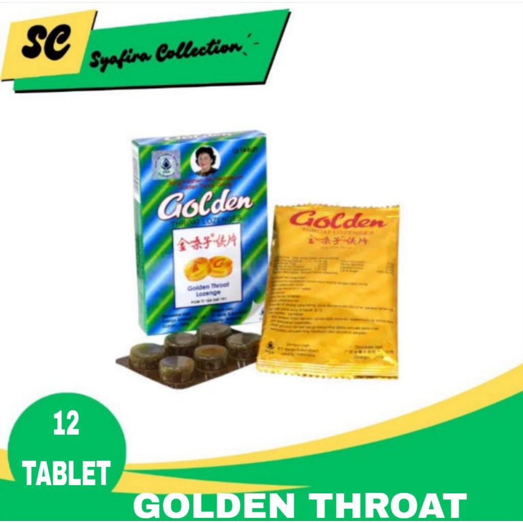 

Golden Throat Lozenges - Permen Sakit Tenggorokan