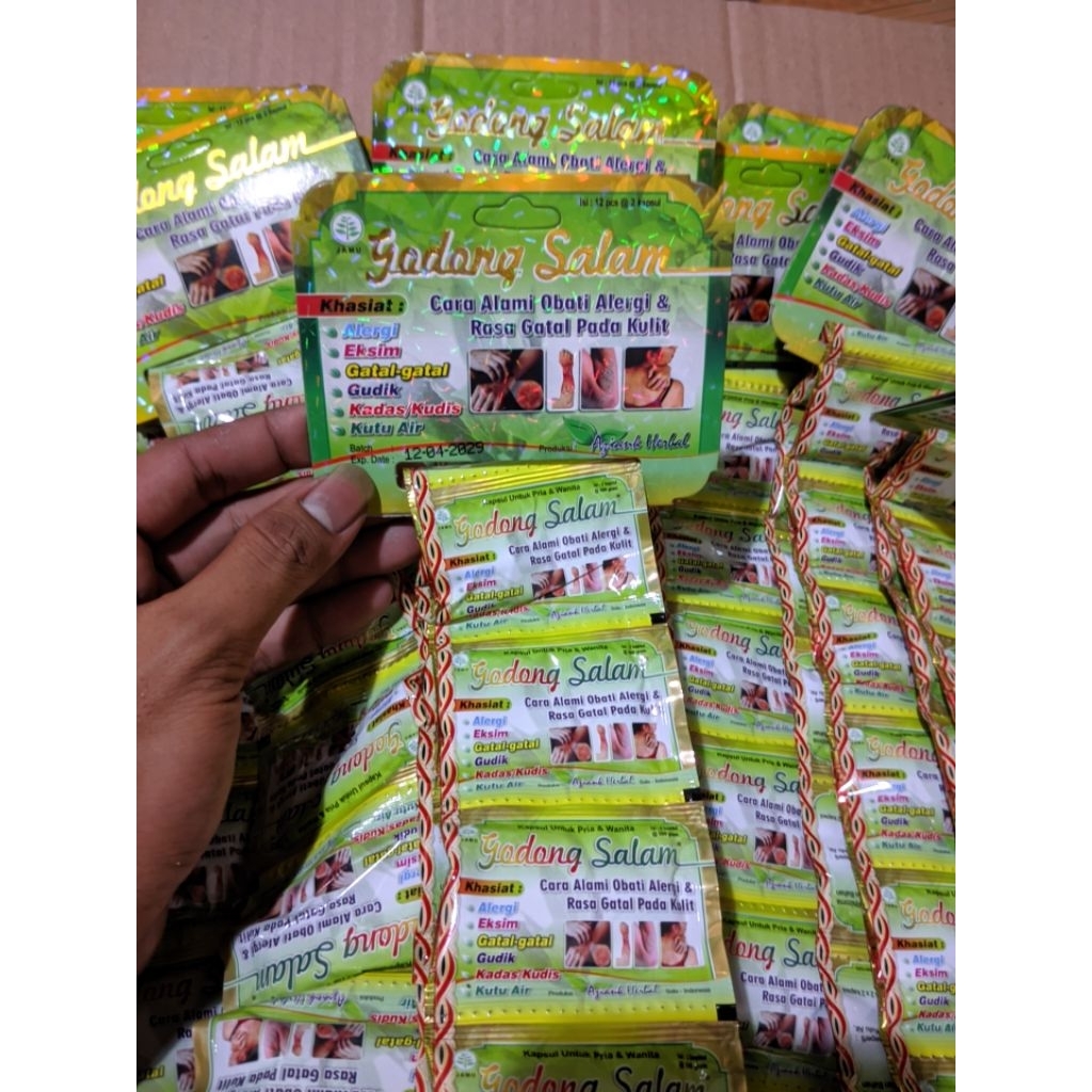 

Godong Salam Alami untuk alergi dan gatal gatal