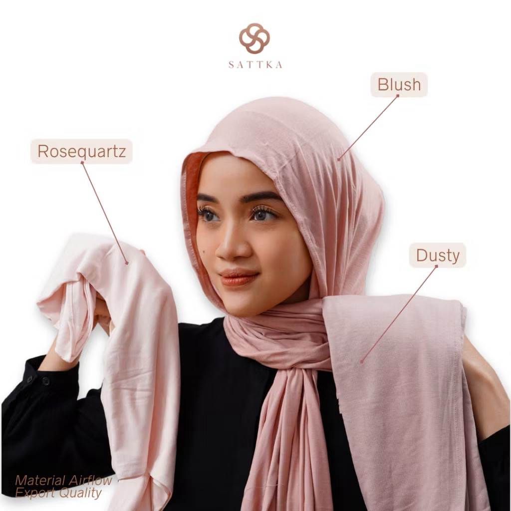 PRELOVED Pashmina Airflow Premium Sattka