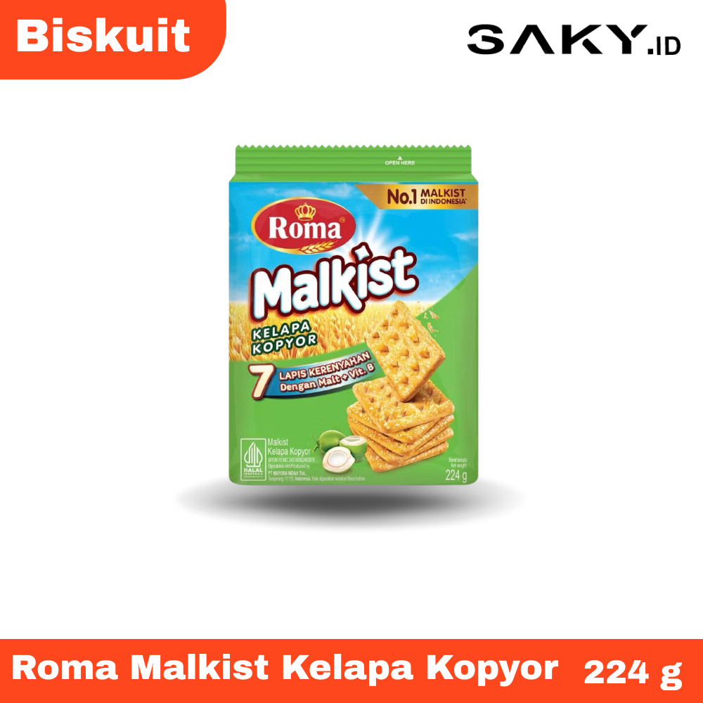 

Roma Malkist Kelapa Kopyor 224 G