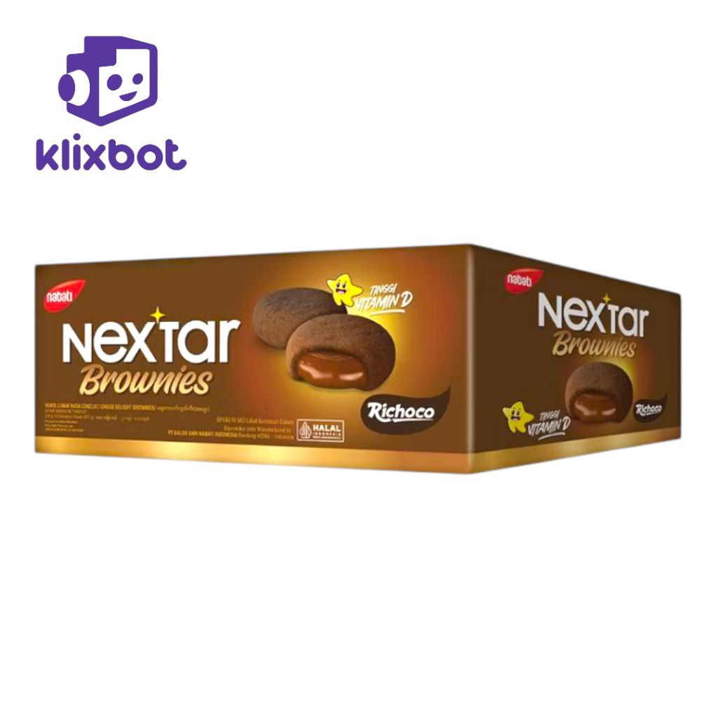 

NEXTAR BROWNIES CHOCO 27G (1 BOX = 10 PCS)