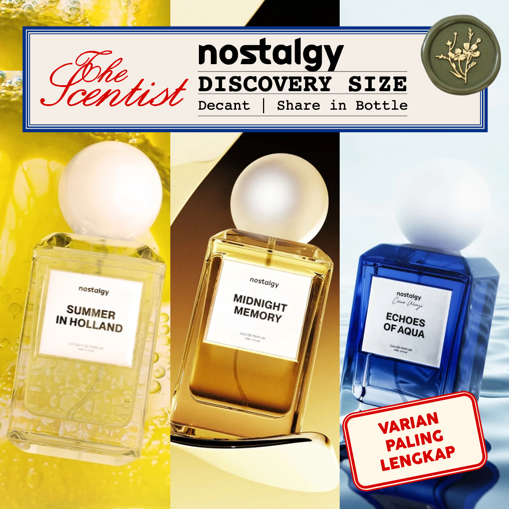 Nostalgy - Discovery Set | Midnight Memory Echoes of Aqua x Cowo Wangi Winter in Rovaniemi Fleur du 