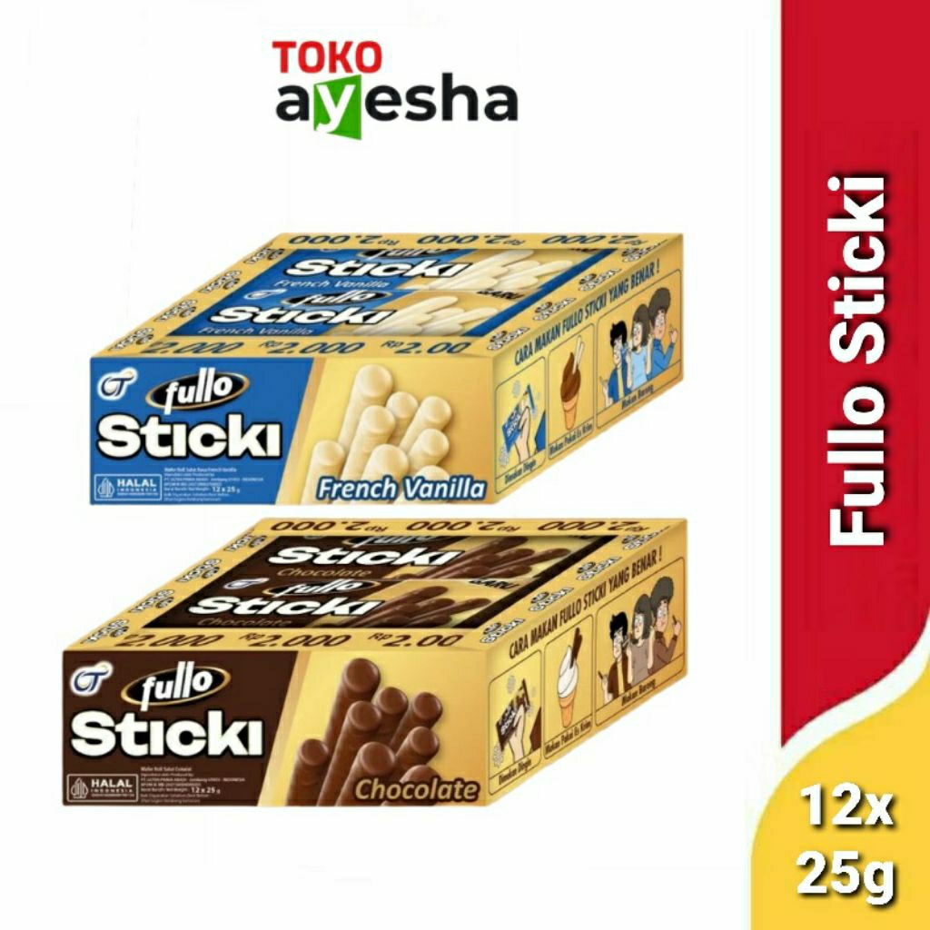 

Fullo Sticki 25 gr - 1 Box isi 12 Pcs