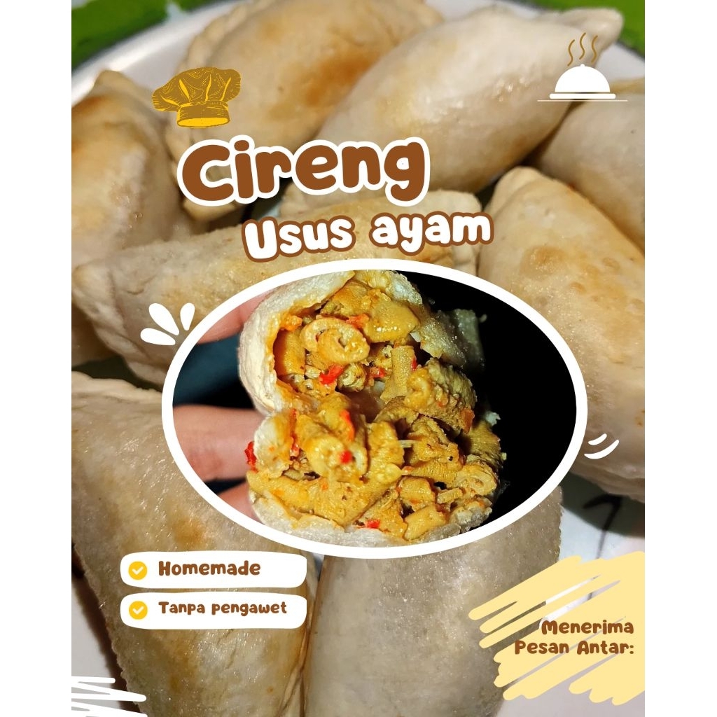

Cireng isi Usus Ayam