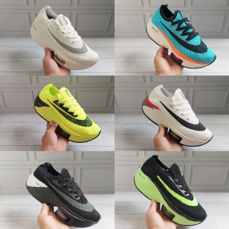 SEPATU RUNNING ZOOM X ALPHAFLY NEXT%  GREEN STABIO/SEPATU PRIA LARI/OLAH RAGA