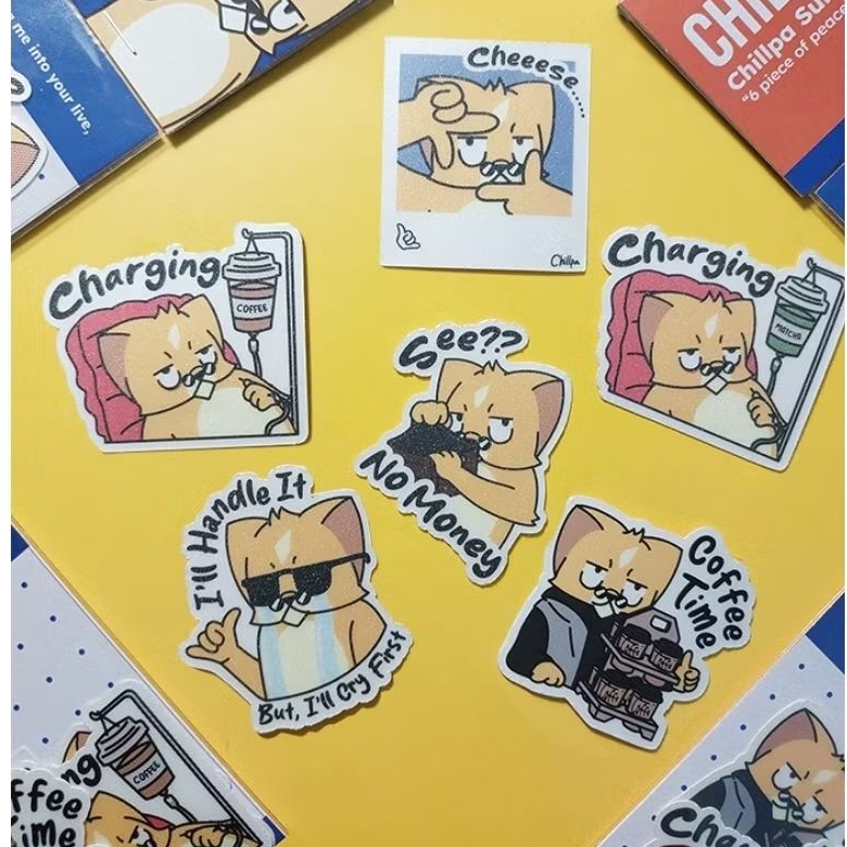 

STICKER PACK CHILLPA (CHILLPACK) VOL.1 SURVIVAL EDITION TEKSTURE KULIT JERUK