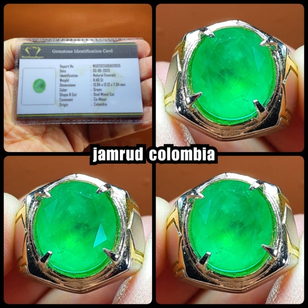 asli 100% jamrud colombia hawai super kristal