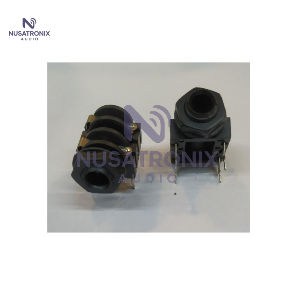 SOKET AKAI MIC 6.5 MM MONO KELABANG 4 PIN