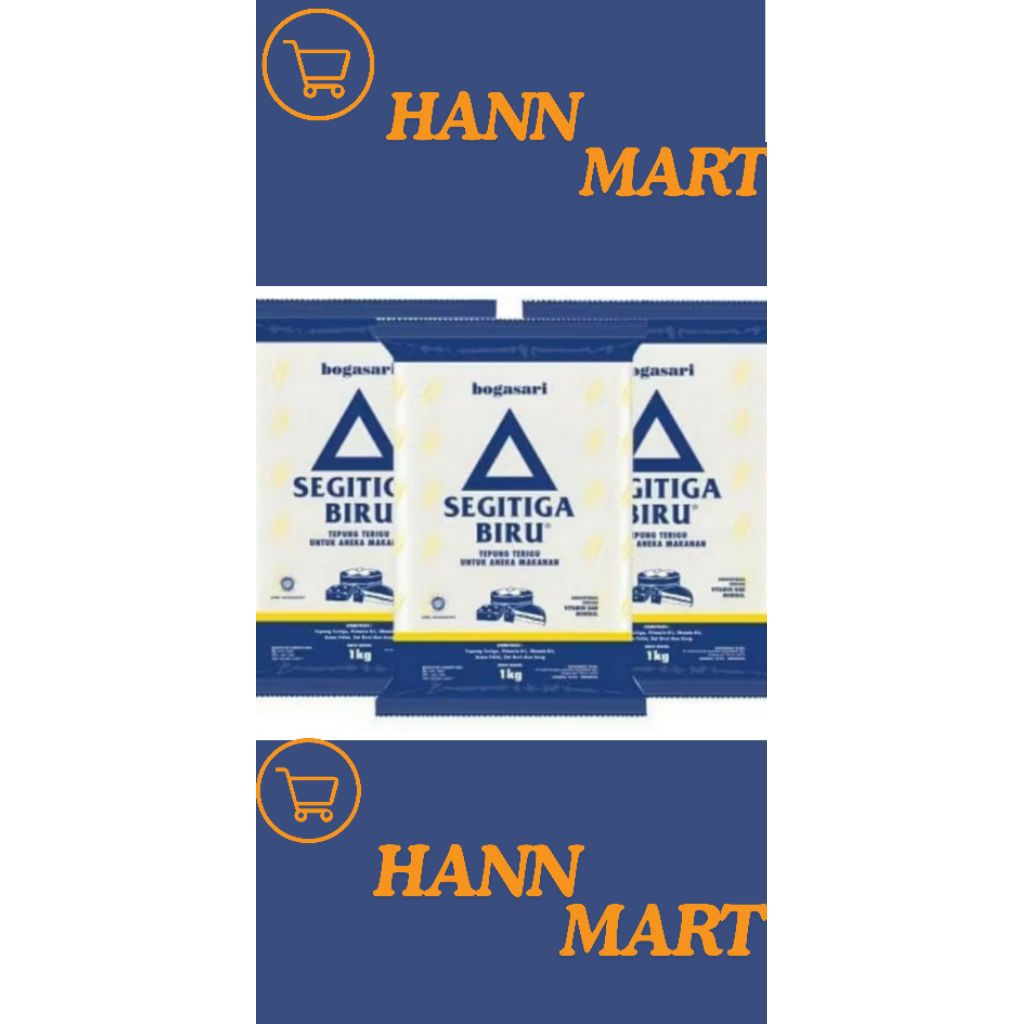

TEPUNG TERIGU SEGITIGA BIRU 1 DUS (1KG×12) LANGSUNG KIRIM