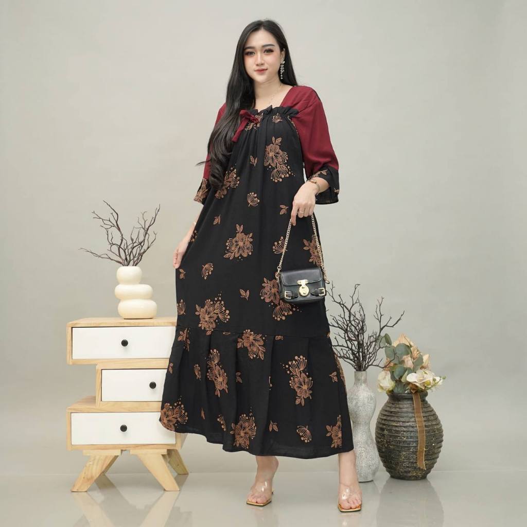 Daster / Daster Fuji / Bahan Rayon Adem dan Tebel / Daster Mewah / Daster kualitas Premium