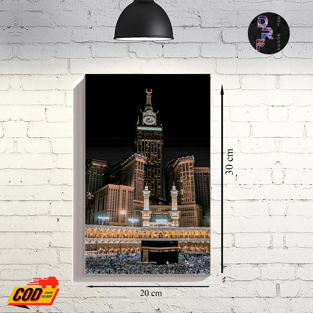 Hiasan dinding bingkai foto ka'bah pajangan dinding terlaris termurah