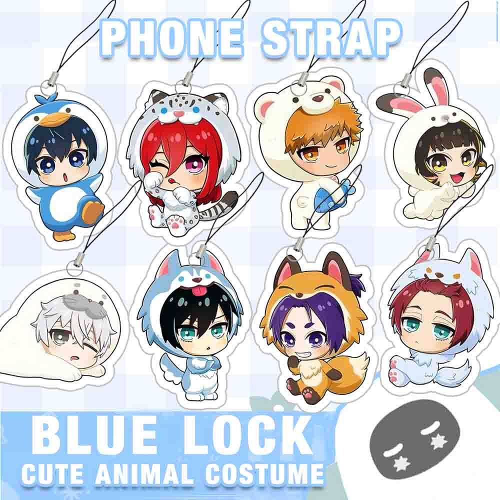 Phone Strap / Gantungan Hp Akrilik BLUE LOCK (CUTE ANIMAL COSTUME)