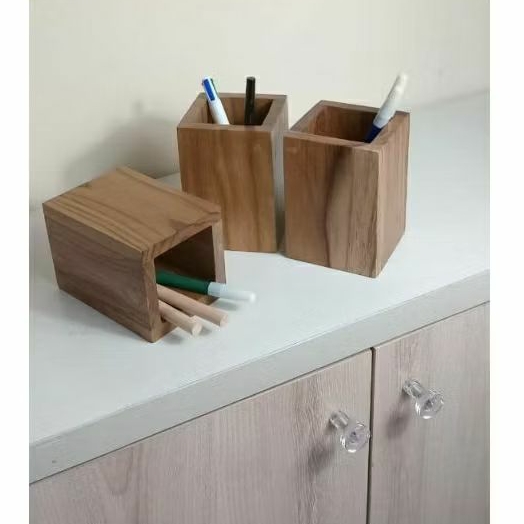 

Kotak Pensil Kayu / Tempat Sutil Kayu / Tempat Pensil / Serbaguna