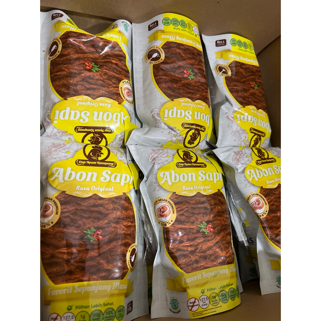 Abon Sapi cap Ayam Kampung