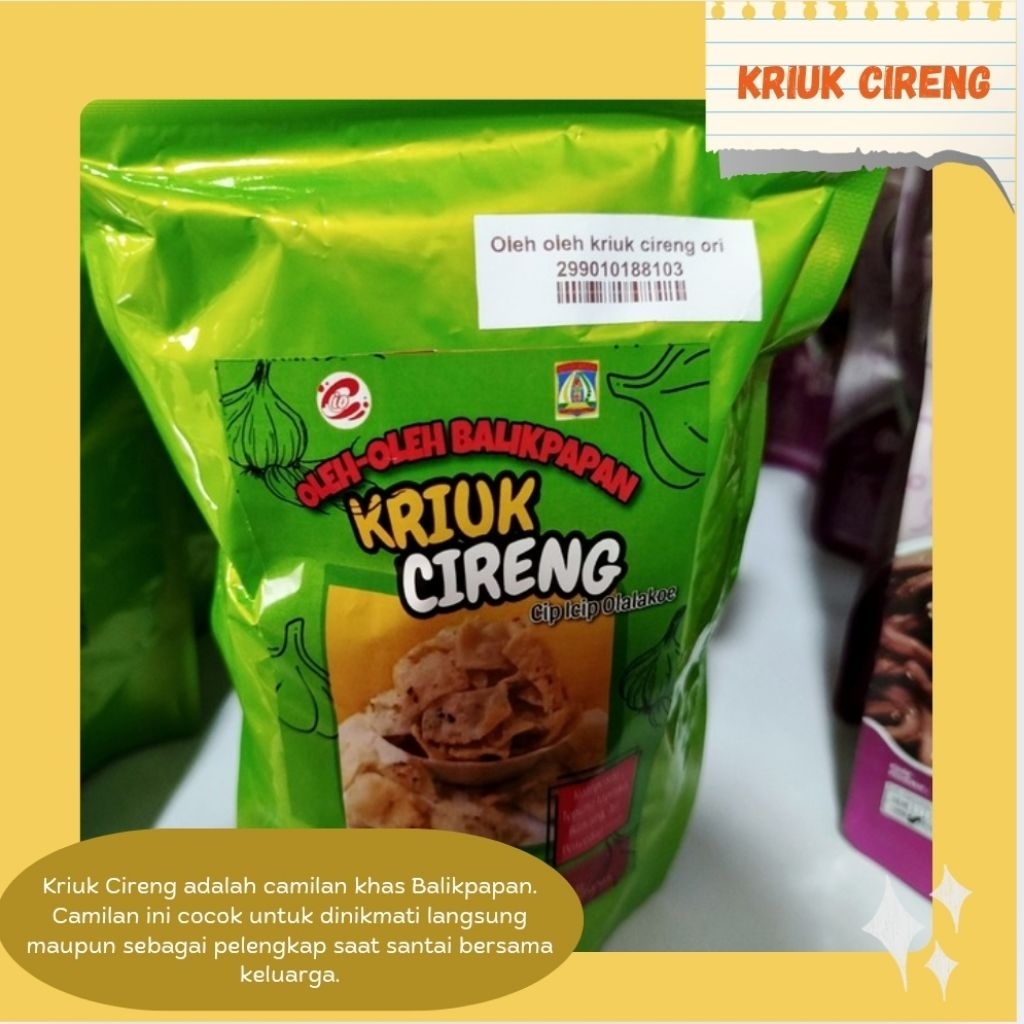 

Kriuk Cireng – Oleh-oleh Balikpapan